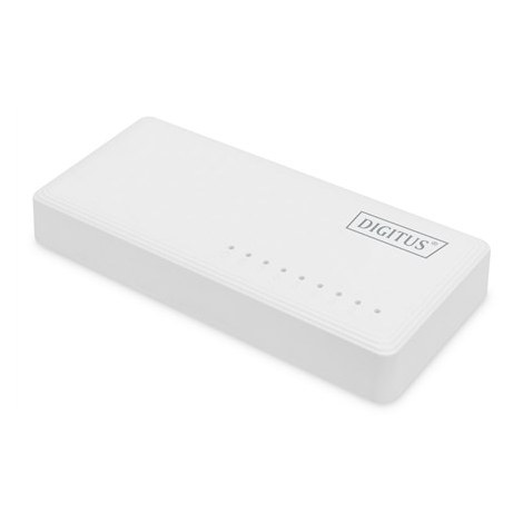 Digitus | 8-Port Gigabit Ethernet Switch | DN-80064-1 | Unmanaged | Desktop | 1 Gbps (RJ-45) ports quantity | 10 Gbps (RJ-45) po